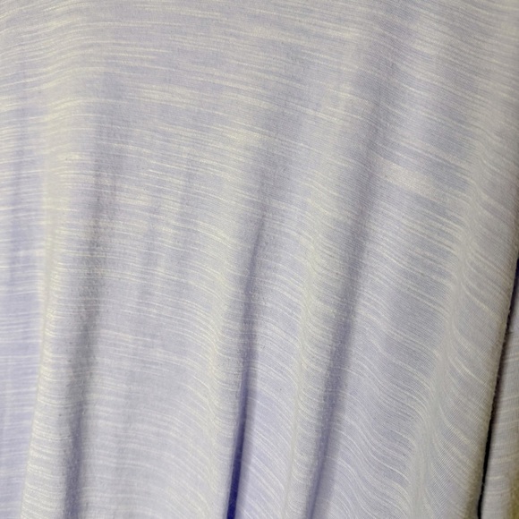 Chico's Shirt Polyester Rayon Periwinkle 3/4 Sleeves Women’s Size 12 (Chico’s 2) - Picture 10 of 11